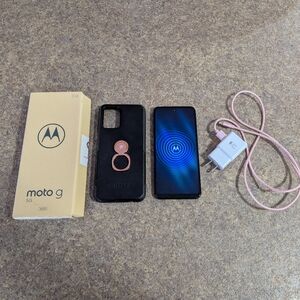 Motorola Moto G 5G 2023 Blue Unlocked Smartphone with Accessories